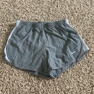 Gray nike running shorts!!
